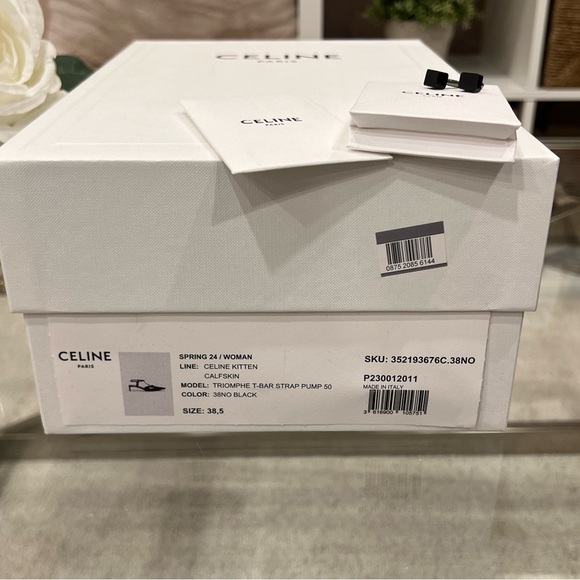 Celine empty shoe box with heel tip - Picture 2 of 8